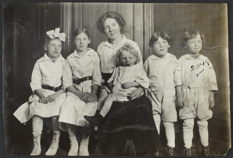 Mother with Children, Seated and Standing