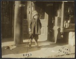 Boy Holding Stick