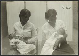 Columbus Hill Health Center Album -- Two Women with Babies