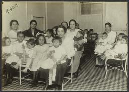 Mulberry Health Center Album -- Mothers and Kiddies Waiting for Care