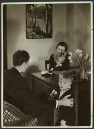 Caseworker Interviewing Family