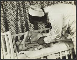 Nurse with Baby at Caroline Rest