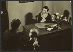 Caseworker Interviewing Family