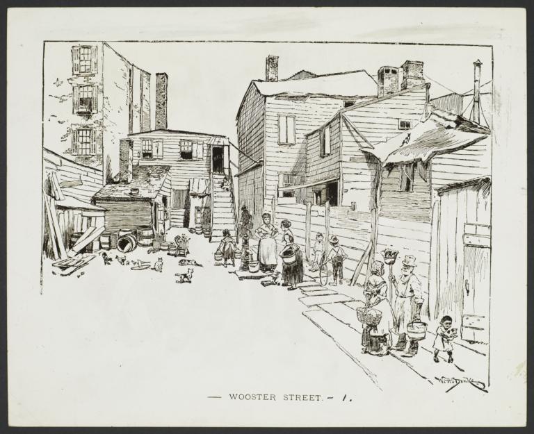 Wooster Street Houses, 1884