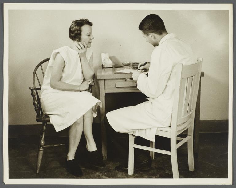 Health Examination Women Album Medical History Community Service Society Photographs