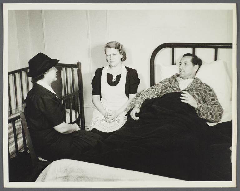Nurses' Family Health Series: Tuberculosis Album -- Nurse Goes to Balton Home