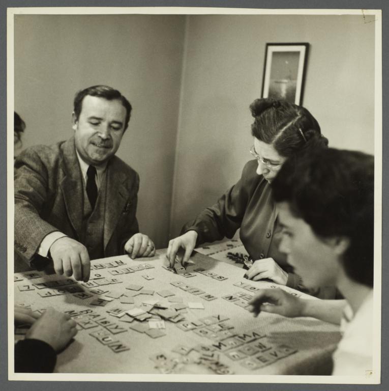 Lenox Hill, 1948-1949 Album -- Playing Word Game
