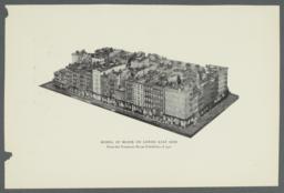 Model of Block on Lower East Side from the Tenement House Exhibition of 1900